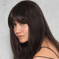 Hairdo Human Hair Clip-in Bangs R14/88h Golden Wheat Hair Extensions 9in Long | SellerSpree