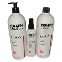 Keratin Complex KCMAX Maximum Keratin Smoothing System Pre-Treatment Shampoo Smoothing Treatment Treatment Spray 33.8oz-Kit 76 Ounce 2248 Milliliters | SellerSpree