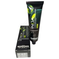 Loreal Professionnel Paris Inoa #6.0 Deep Dark Blonde No Ammonia Permanent Hair Color Original-6.0/6NN 2 Ounce 60 Gram| SellerSpree