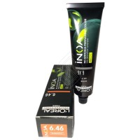 Loreal Professionnel Paris Inoa #6.46 Dark Copper Red Blonde No Ammonia Permanent Hair Color Original-6.46/6CR 2 Ounce 60 Gram | SellerSpree