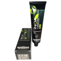 Loreal Professionnel Paris Inoa #7.18 Ash Mocha Blonde No Ammonia Permanent Hair Color Original-7.18/7BM 2 Ounce 60 Gram | SellerSpree