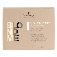 Schwarzkopf BlondMe All Blondes Vitamin C Shot Purifying Regimen For All Hair Types 5x0.16oz 5x5g | SellerSpree