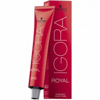 Schwarzkopf Igora Royal 1-0 Natural Black Permanent Color Creme 2.1oz 60ml | SellerSpree